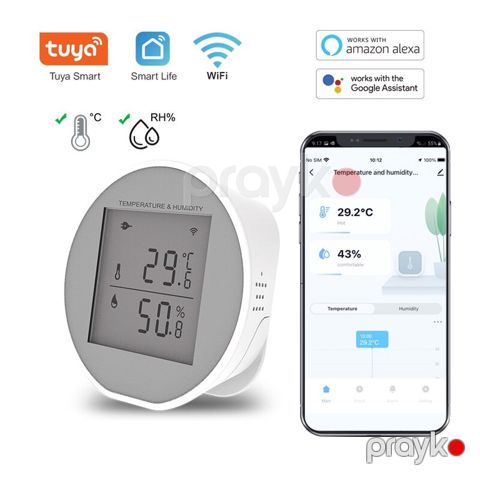 Ağıllı WiFi temperatur və nəmişlik sensoru — Bakı