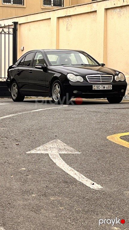 Mercedes C 200, 2.0 L, 2001 il, 345 000 km — Avtomobillər, Bakı (3)
