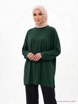 Tunika, tünd yaşıl, parça, ölçü One size — Birmarket (Umico)