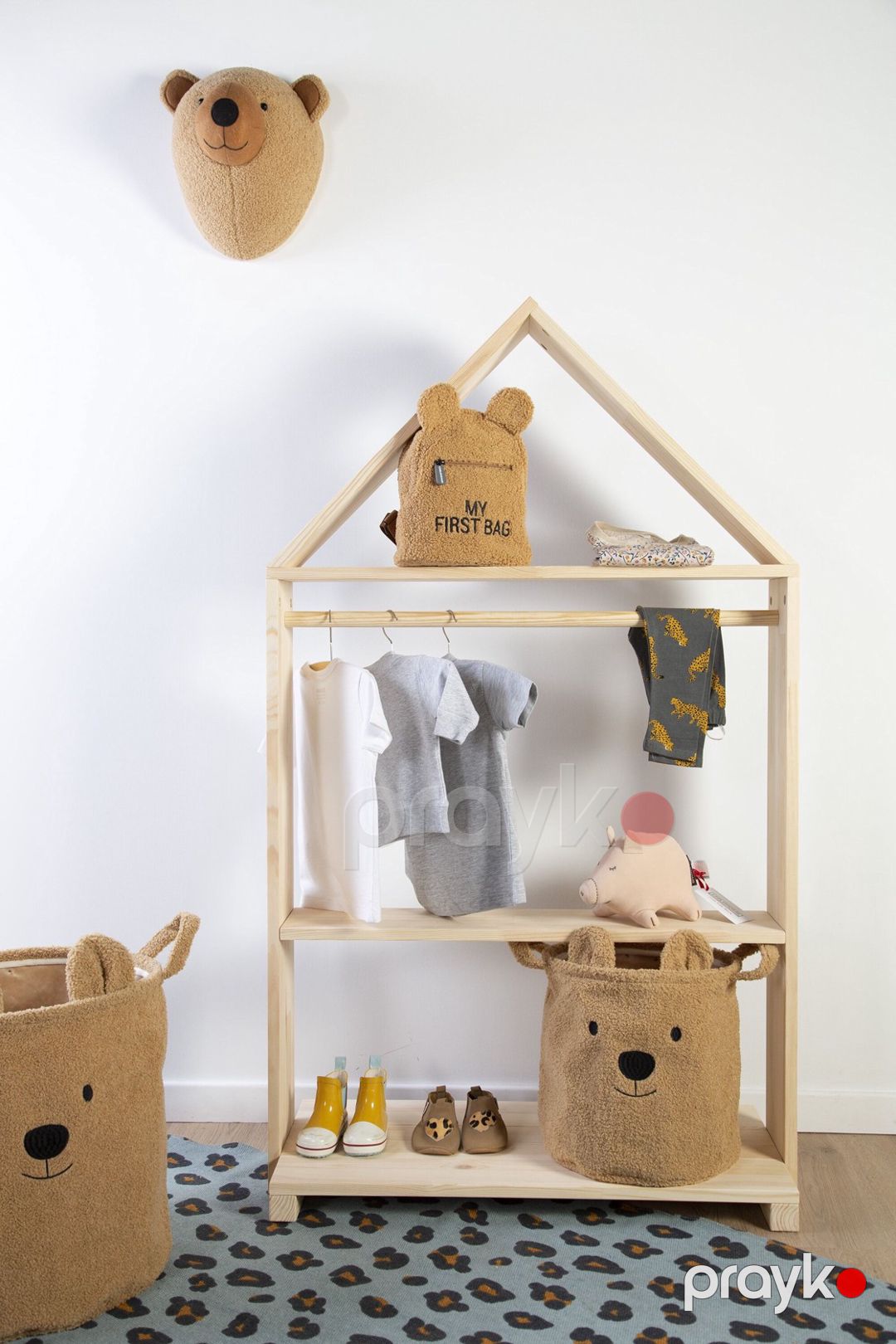 Saxlama üçün səbət Childhome CCBTB40, qəhvəyi — Mallar, Bakı (3)