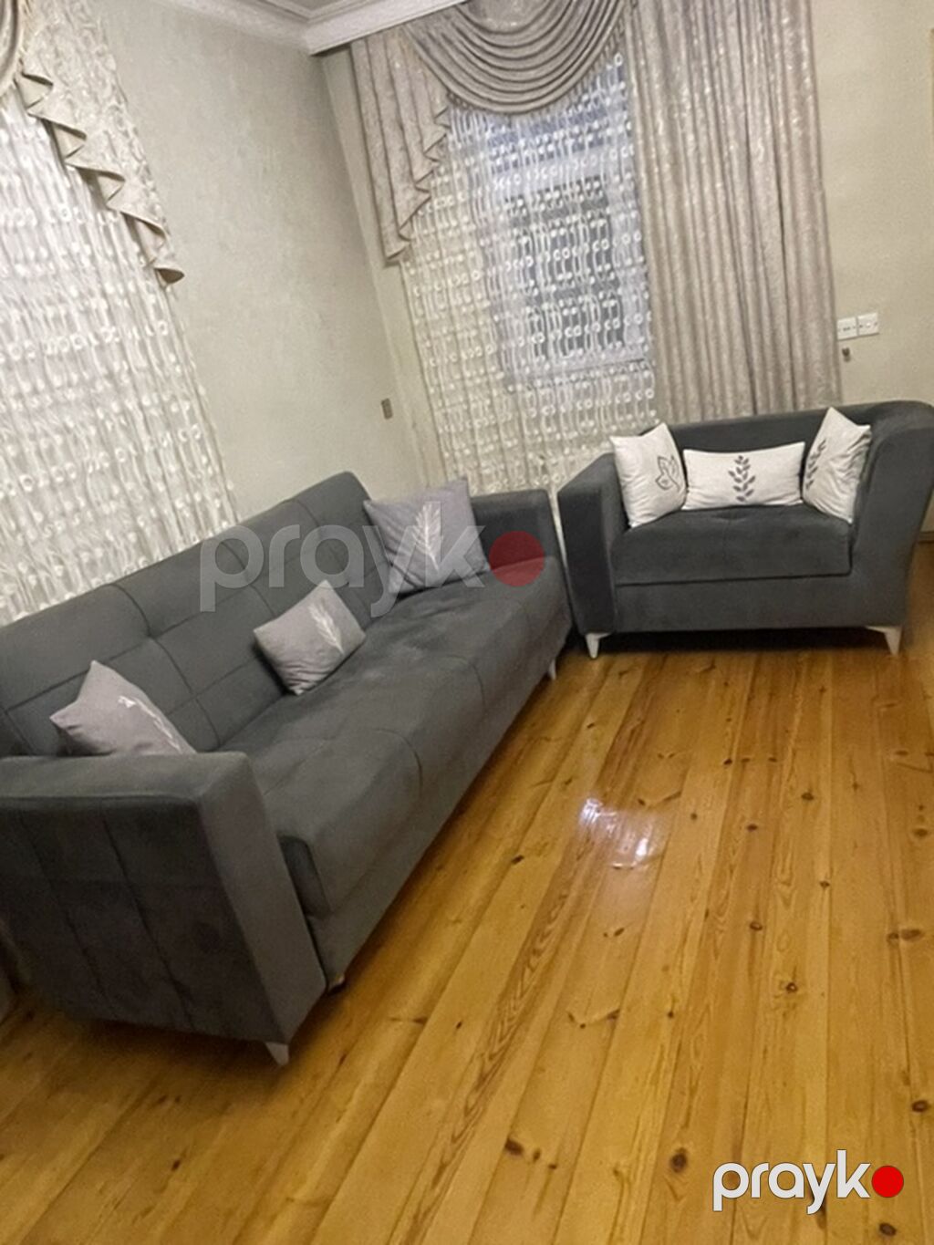 2-li divan dəsti - Tərkib: 1 ədəd 3 nəfərlik divan + 1 ədəd — Yumşaq mobilya dəstləri, Mehdiabad (2)