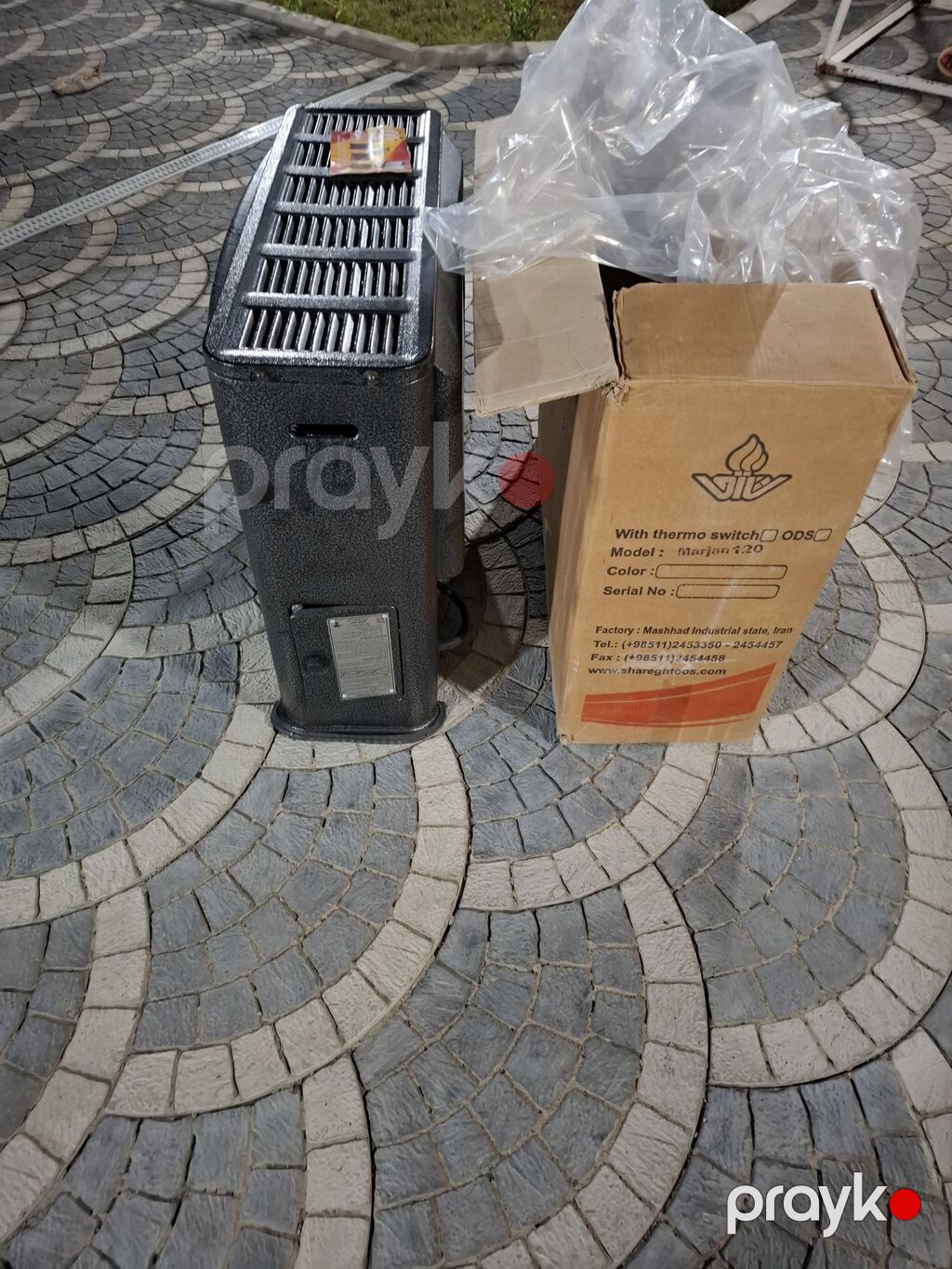 Qaz sobası – Marjan 120, termo açar (thermo switch/ODS) ilə Məhsul — Plitələr, Digah (4)