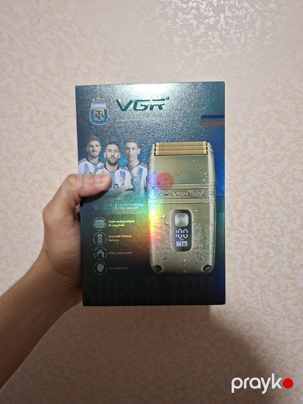 VGR V-335 Professional Fol Shaver – IPX6 suya davamlı elektrik ülgücü — Usturalar, trimmerler və epilyatorlar, Bakı (2)