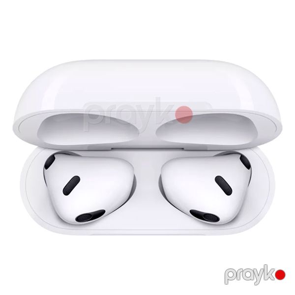Apple AirPods (3rd generation) W/Lightning Charging Case Ağ — Mallar, Bakı (2)