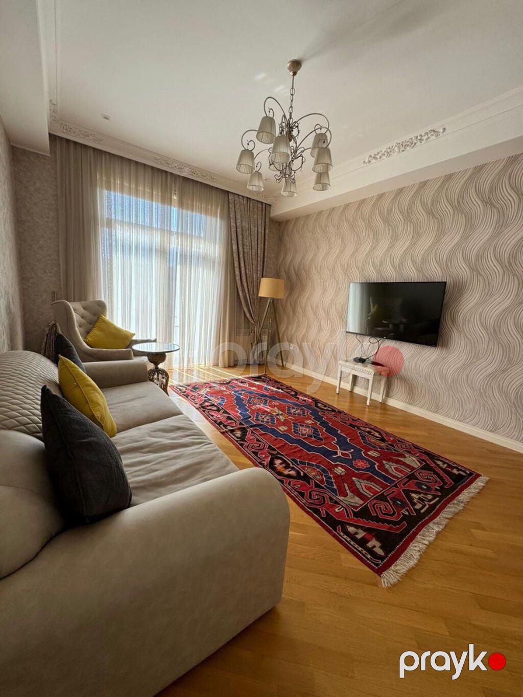 Ağ Şəhərdə 2 otaqlı mənzil kirayə Sahə: 103 m² Mərtəbə: 5-ci mərtəbə — Mənzil, Bakı (3)