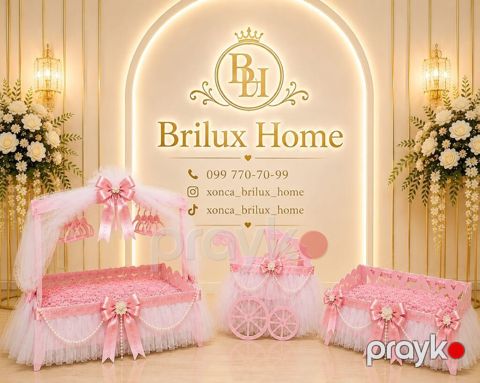 Brilux Home – Xonça və Pampers səbəti - Yeni doğulan və baby shower — Sumqayıt