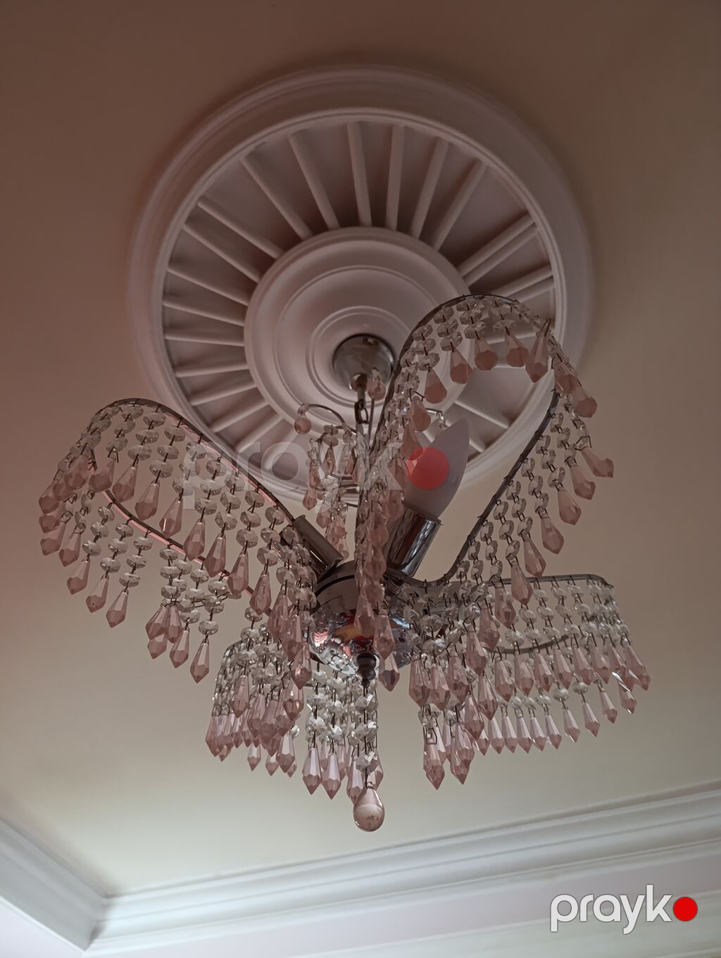 Çılçıraq, 4 lampa, Xrustal — Tavan is?qlar? v? cilc?raqlar, Gəncə (2)