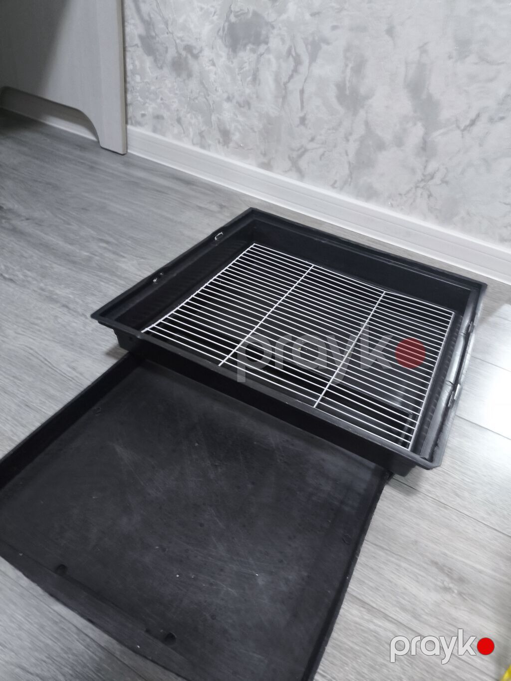 Böyük ölçülü quş qəfəsi - Material: möhkəm metal barlar, açıq sarı — Qəfəslər, Bakı (2)