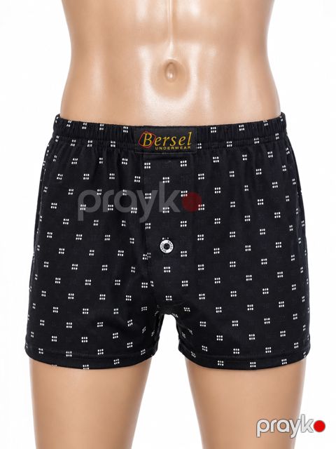 Kişilər üçün bokserlər 2438556, qara, pambıq, ölçü XXL — Bakı