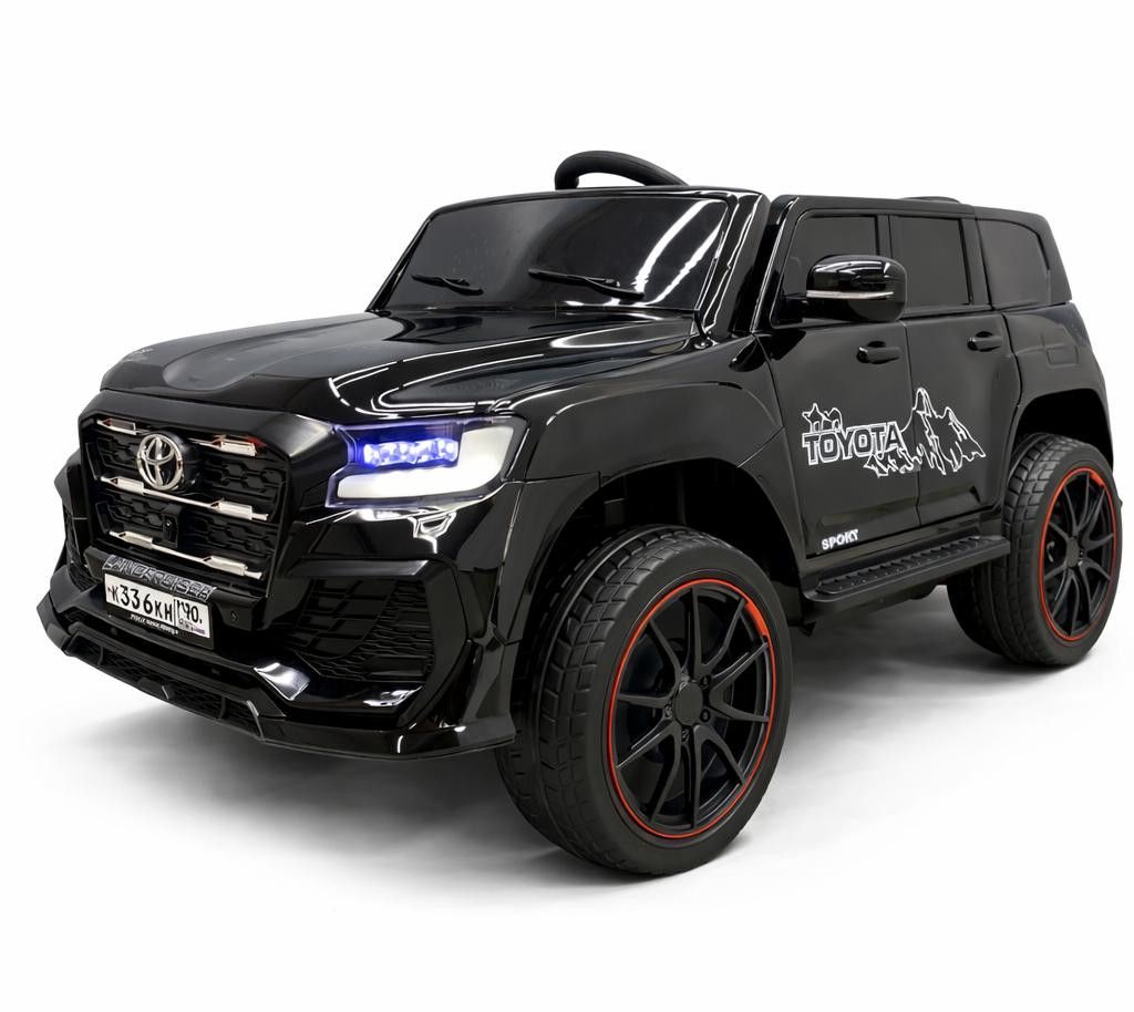 Uşaq elektrikli avtomobili ABC007_LC300_TOYOTA, qara — Mallar, Bakı