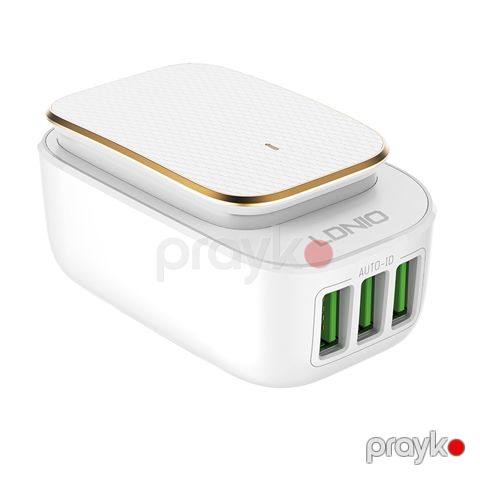 Ldnıo LED Touch Lamp 3 Ports - A3305 Ağ — Bakı