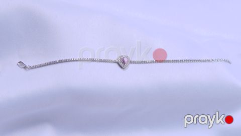 Zinət qolbağı Süsən 102407, gümüş 925 əyar, 4.96 q — Bakı