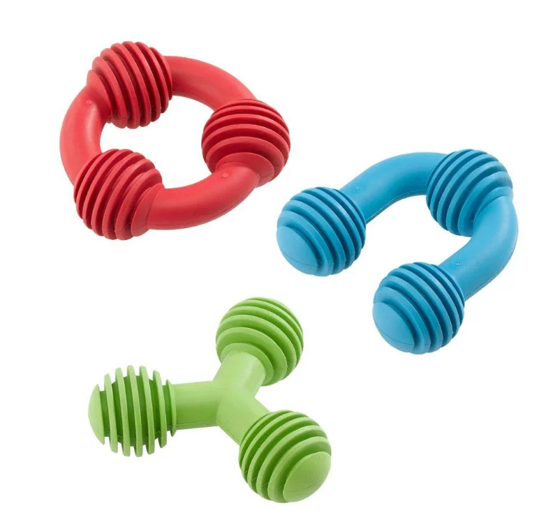 Ferplast PA 6560 diş təmizləmək üçün ətirli rezin it oyuncağı 8 sm, 1 ədəd — Bakı