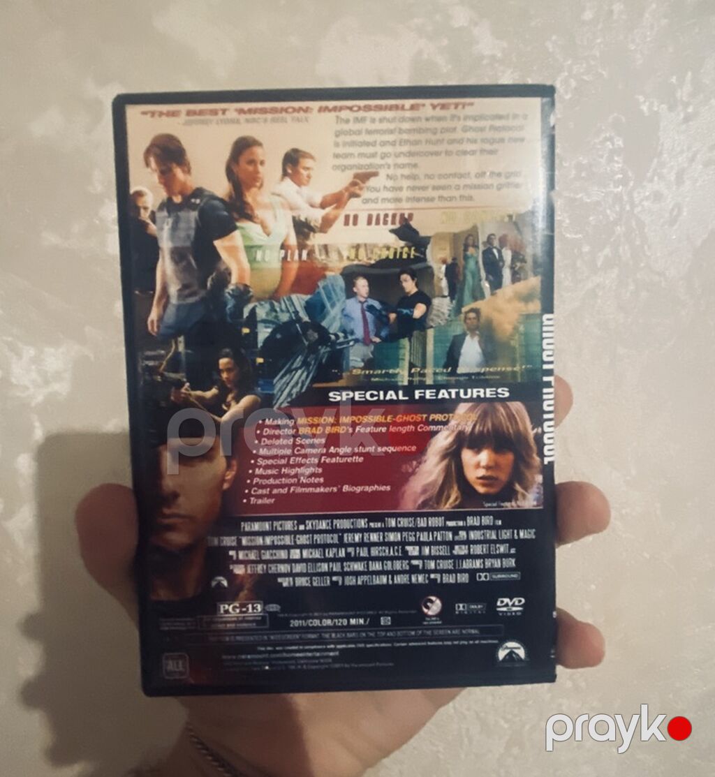 Məhsul: Mission: Impossible – Ghost Protocol (DVD) - Format: DVD — Musiqi və filmləri, Digah (2)