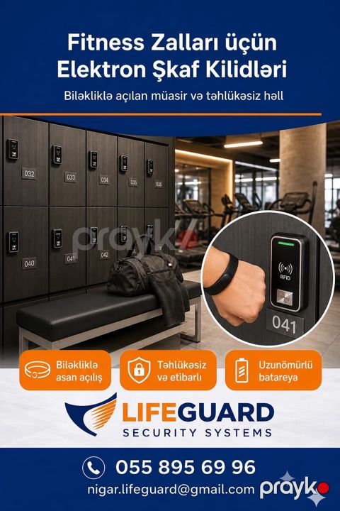Elektron dolab kilidləri 055 895 69 96 — Bakı