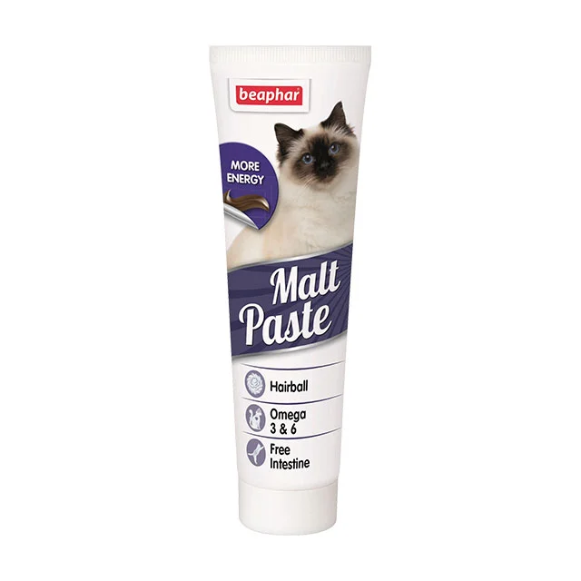 Beaphar Malt Paste, pişiklər üçün tük aradan qaldırıcı pasta, 100 q — Bakı