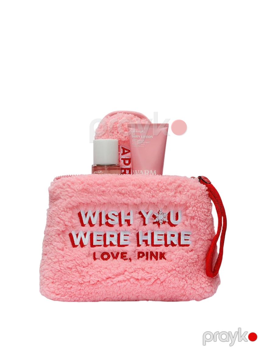 Kosmetika dəsti Pink Body Fragrance Warm Cozy 4 pcs Gift Bag (bədən üçün sprey 75 ml + bədən üçün losyon 75 ml) — Mallar, Bakı (2)