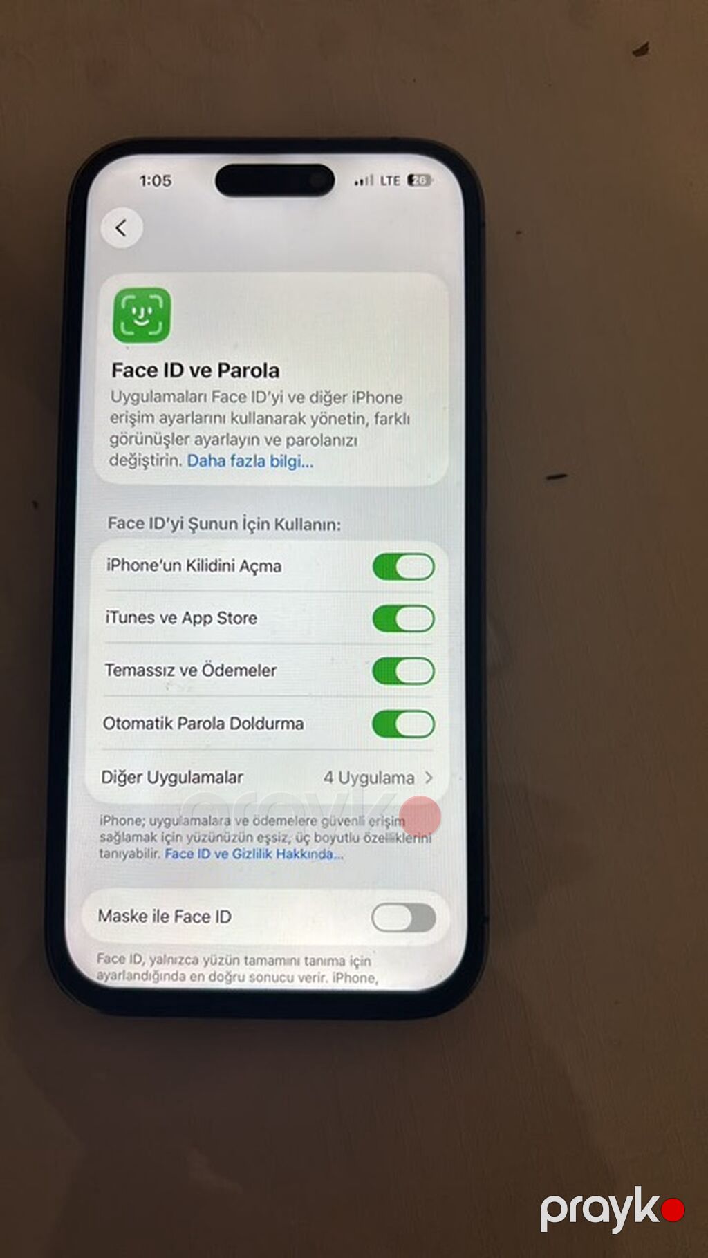 IPhone 14 Pro, Deep Purple, Face ID — Apple iPhone, Bakı (4)