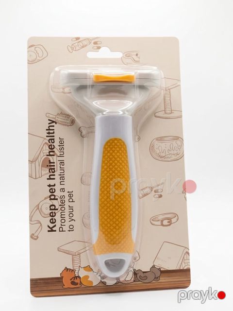Furminator İt və pişiklər üçün, paslanmayan polad, ağ/sarı — Bakı