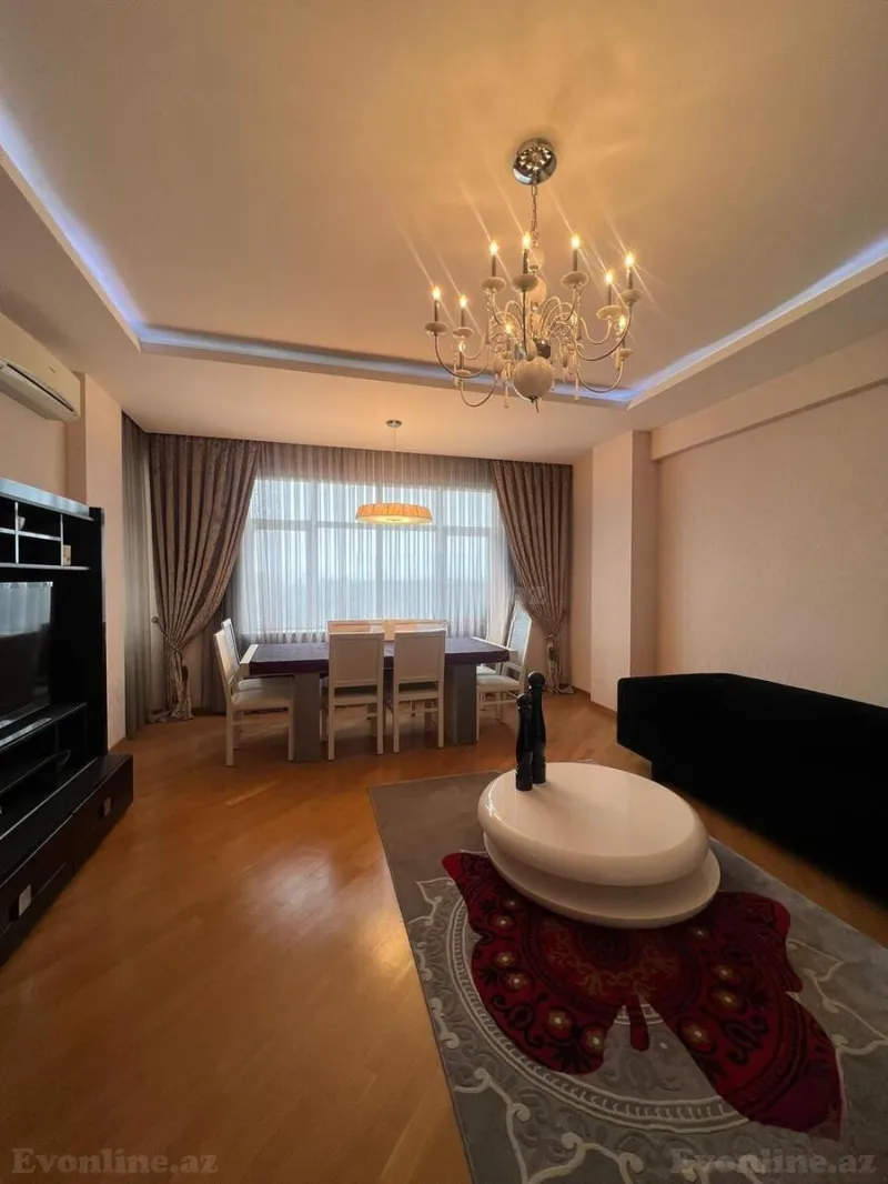 Kirayə verilir 3 otaqlı Mənzil Yeni tikili 120 m² Bakı, Səbail r — Mənzil, Bakı (7)