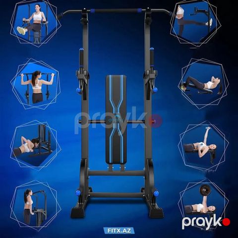 Çoxfunksiyalı ev fitnes stansiyası – Dolphy - Şaquli turnik və — Bakı