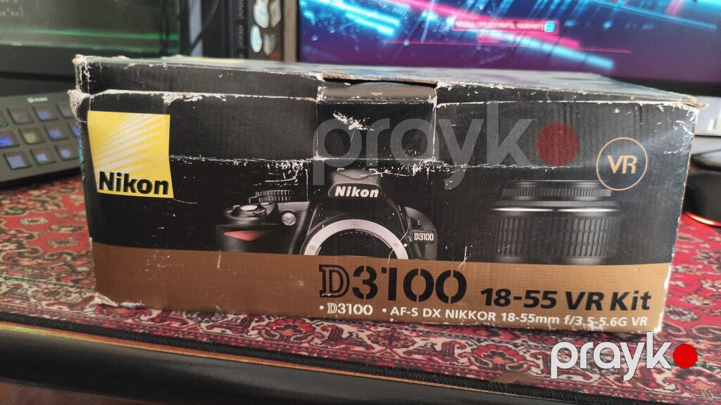 Nikon D3100 18-55 VR Kit - Fotoaparat: Nikon D3100 (DX format — Fotoaparat, Bakı (2)