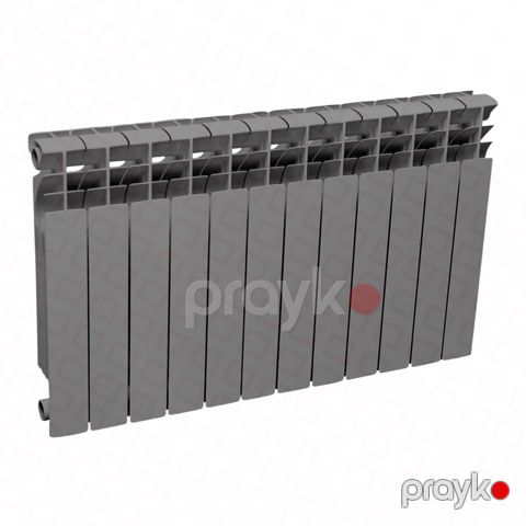 Radiator vitahot 500 A5/10 boz alüminium 580*80*96 mm 193W — Bakı