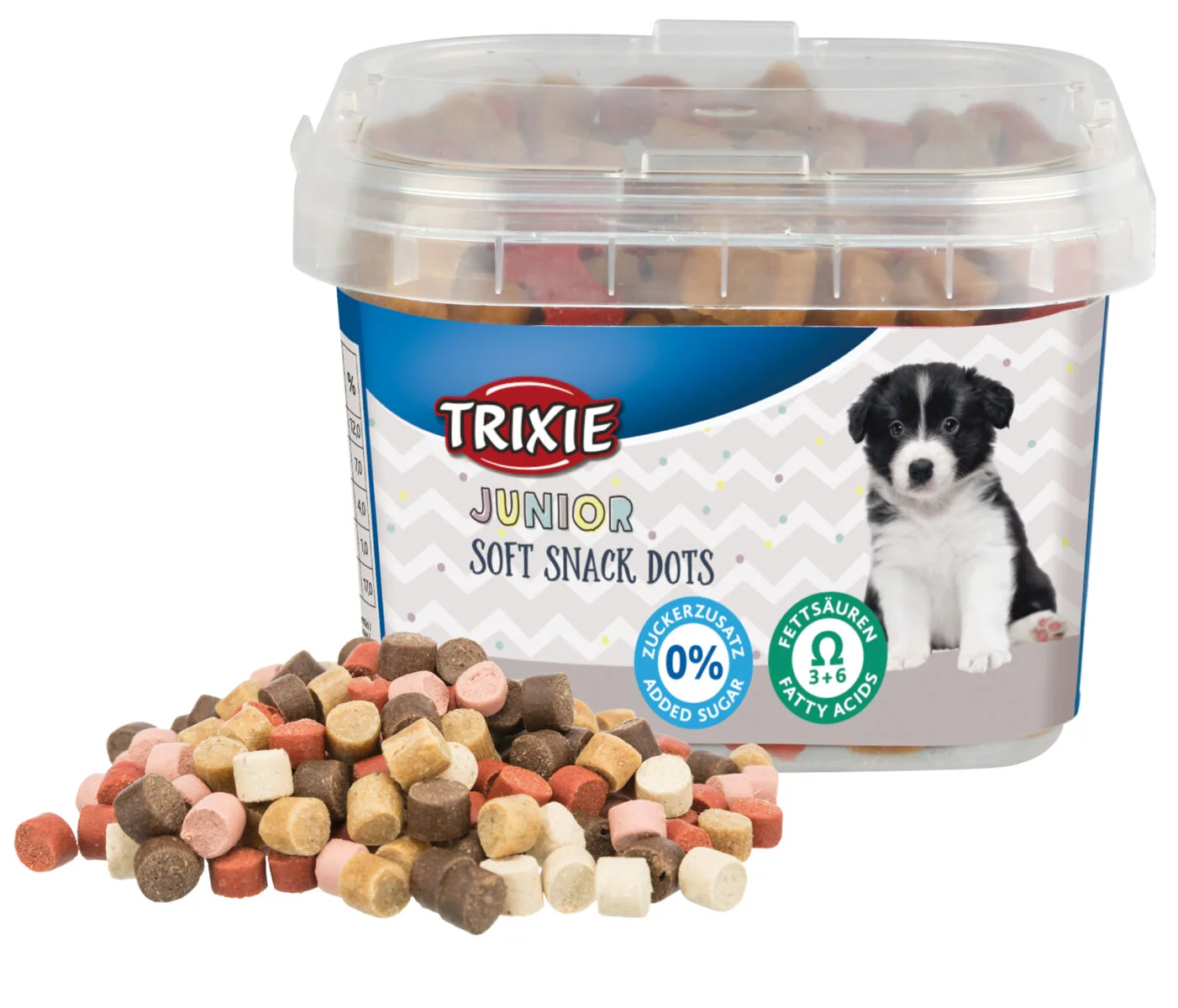 Trixie Junior Soft Snack Dots, bala itlər üçün kalsiumla zəngin bir yemək, 140 q — Bakı