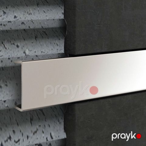 Paslanaz kafel kantı 23 mm x 2,7 m super ayna