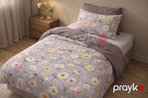Yataq dəsti Sarra 5D, birnəfərlik, mələfə 160x220 sm, yorğan üzü 160x220, yastıq üzü 50x70 sm (1 ədəd) - 2110000010607_2 — Bakı