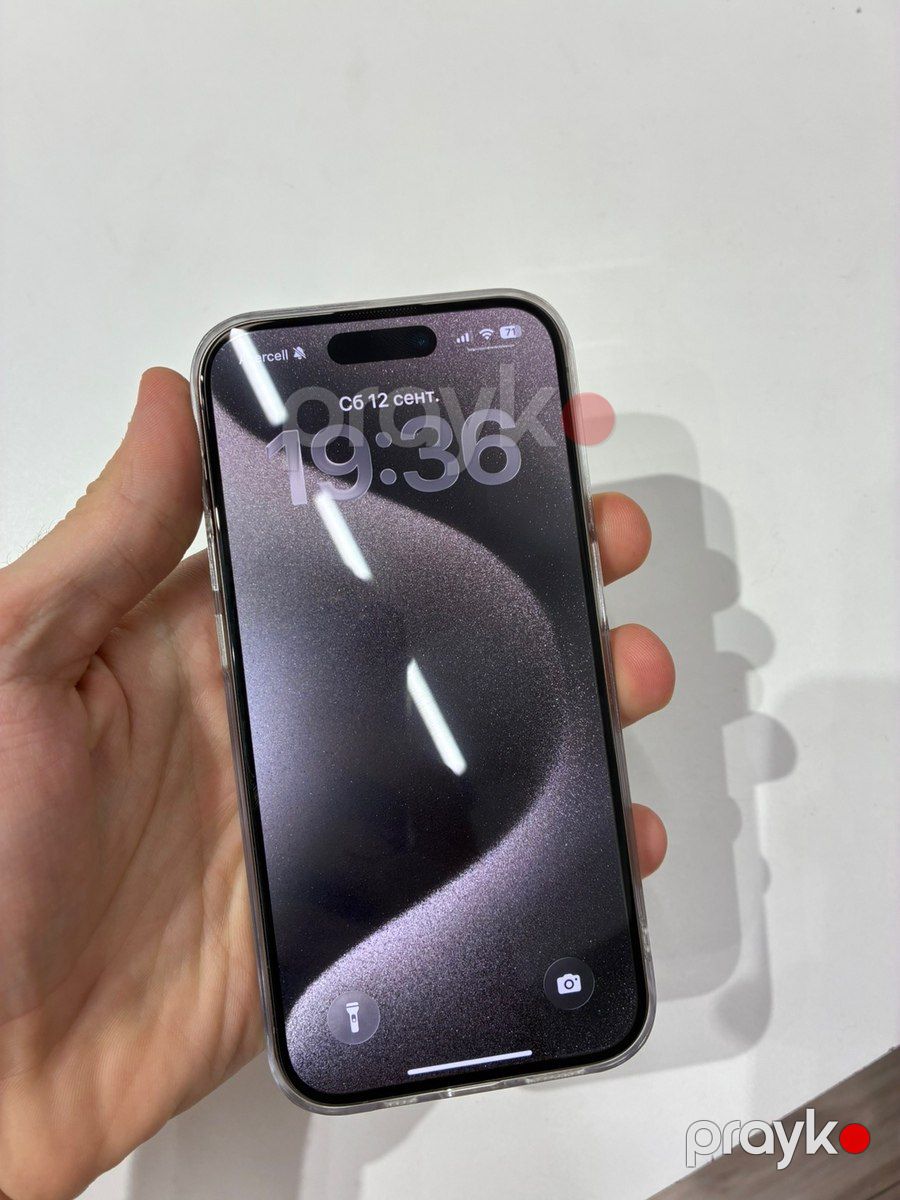 Apple iPhone 15 Pro Natural Titanium 128GB/8GB — Smartfonlar, Bakı (2)