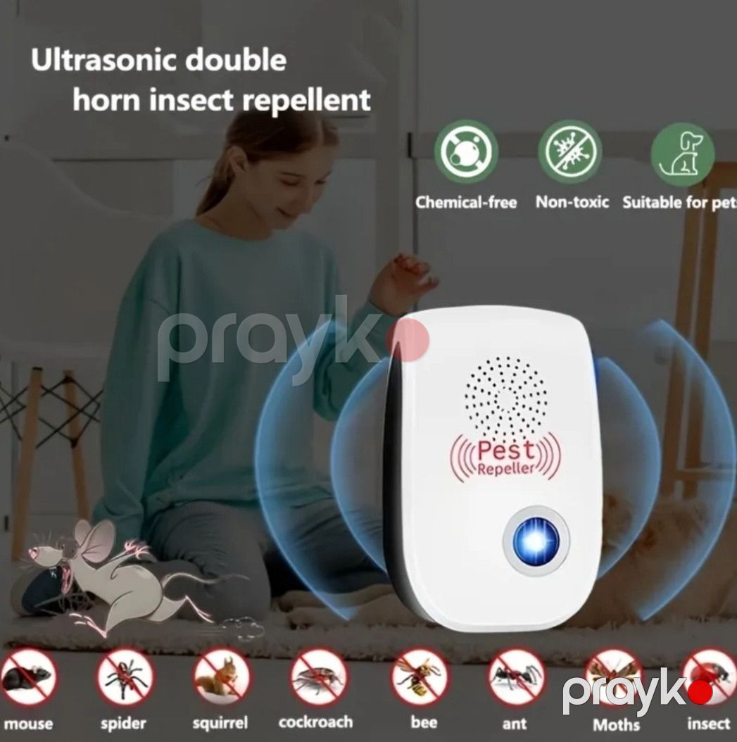 Ultrasəsli gəmirici və həşərat qorxuducu, ağ — Mallar, Bakı (2)