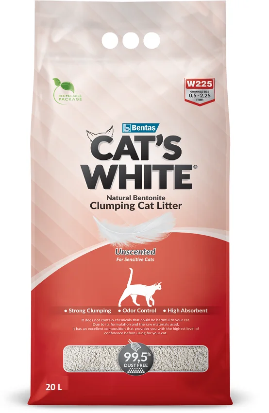 Cat’s White körpə pudrası ətirli topalaşan pişik qumu (çəki ilə) — Bakı
