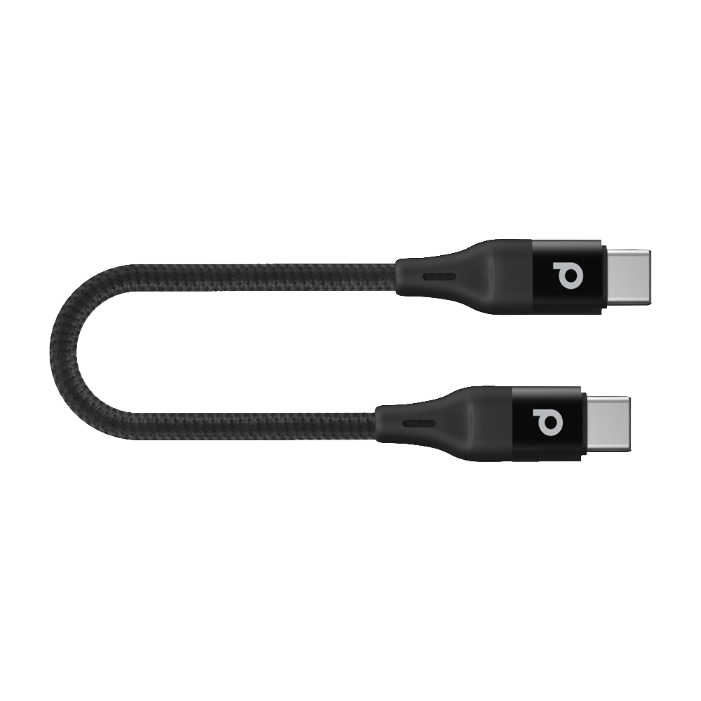 Porodo Usb-c To Usb-c Aluminium Braided Cable pd-clbrpd025-bk Black — Bakı
