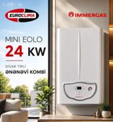 Kombi İmmergas mini eolo 24kw — Elaqe Yaratmaq Ucun