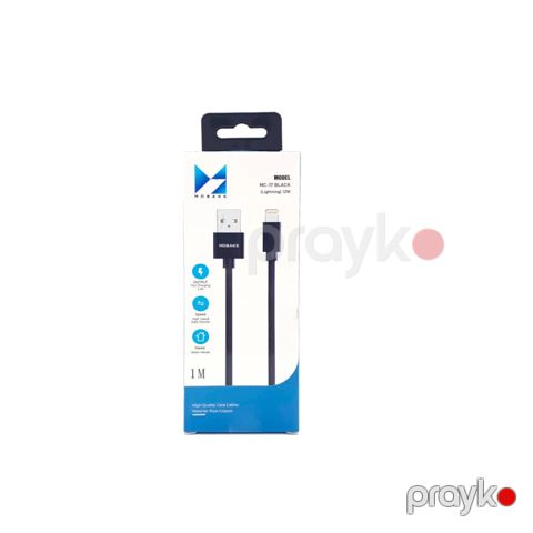 Kabel Mobaks MC-17 Black (Lightning) 12W — Bakı
