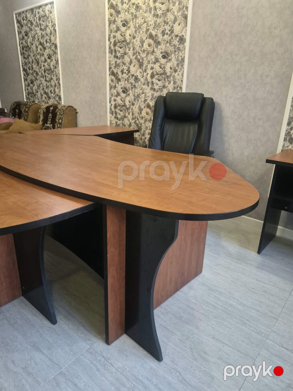 Ofis mebel dəsti Tərkibi: - Menecer/ direktor üçün iri bucaq formalı — Ofis mebeli, Bakı (3)