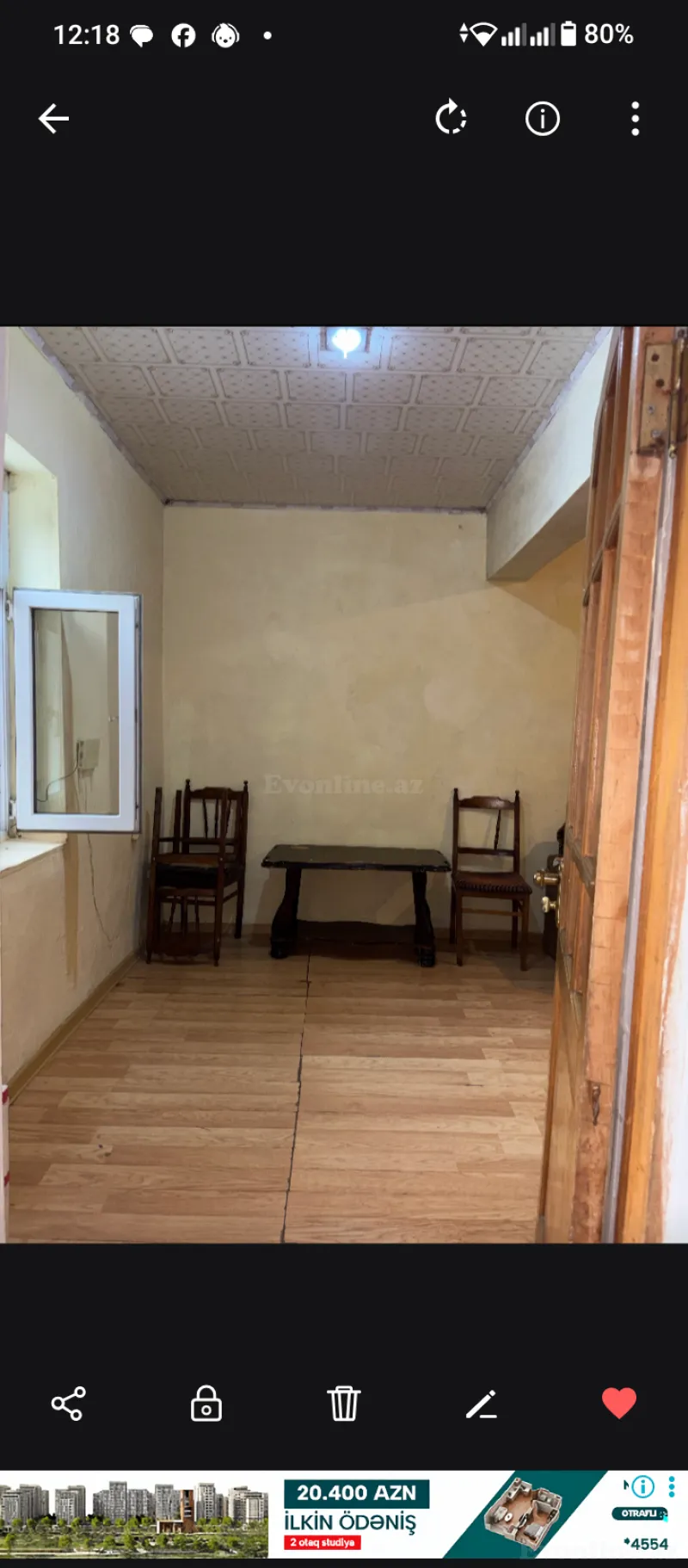Kirayə verilir 3 otaqlı Həyət evi 64 m² Bakı, Səbail r., İçərişəhər m., Badamdar — Ev, villa, Bakı (6)