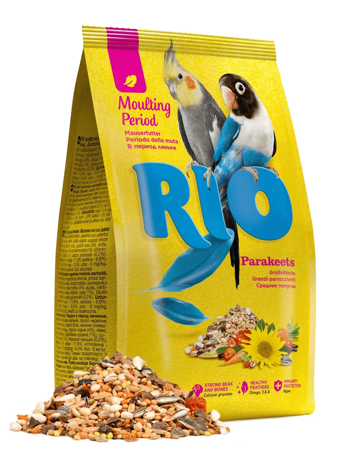 Tükləmə dövründə orta ölçülü tutuquşular üçün Rio yemi, 500 q — Bakı