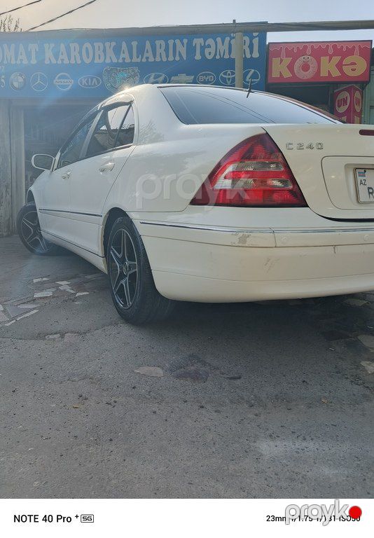 Mercedes C 240, 2.6 L, 2002 il, 390 000 km — Avtomobillər, Bakı (6)