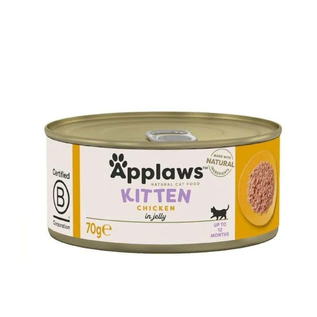 Applaws Kitten Konservləşdirilmiş Toyuqlu Kitten Yemi, 70 q — Bakı