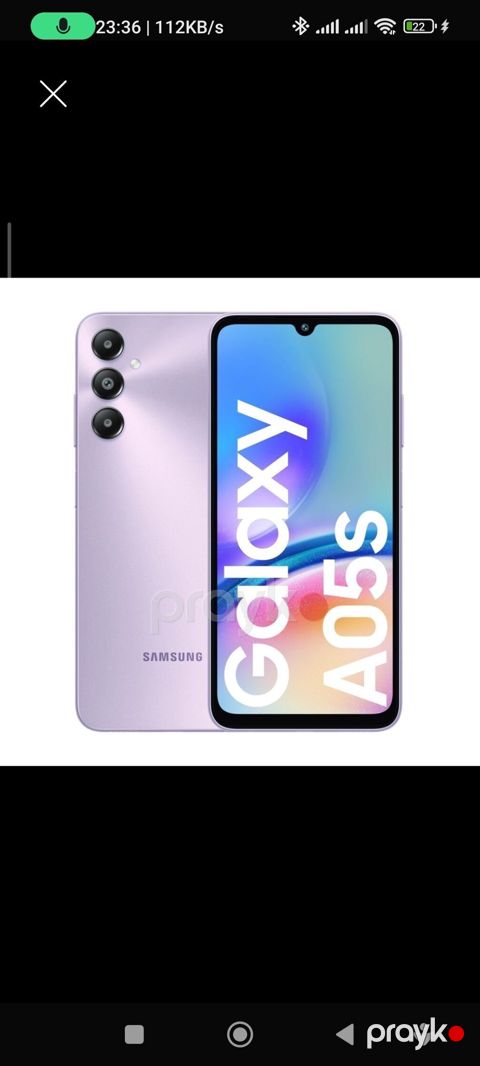Samsung Galaxy A05s, 128 GB, rəng - Bənövşəyi, Sensor, Barmaq izi, İki sim kartlı — Bakı
