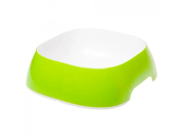 Ferplast Glam L Acid Green Plastik Köpək Qabı, 23.5 x 22.5 x 7 sm, 1.2 L — Zoo.az — Heyvan malları