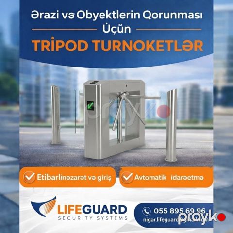 Tripod Turniketlər 055 895 69 96 — Bakı
