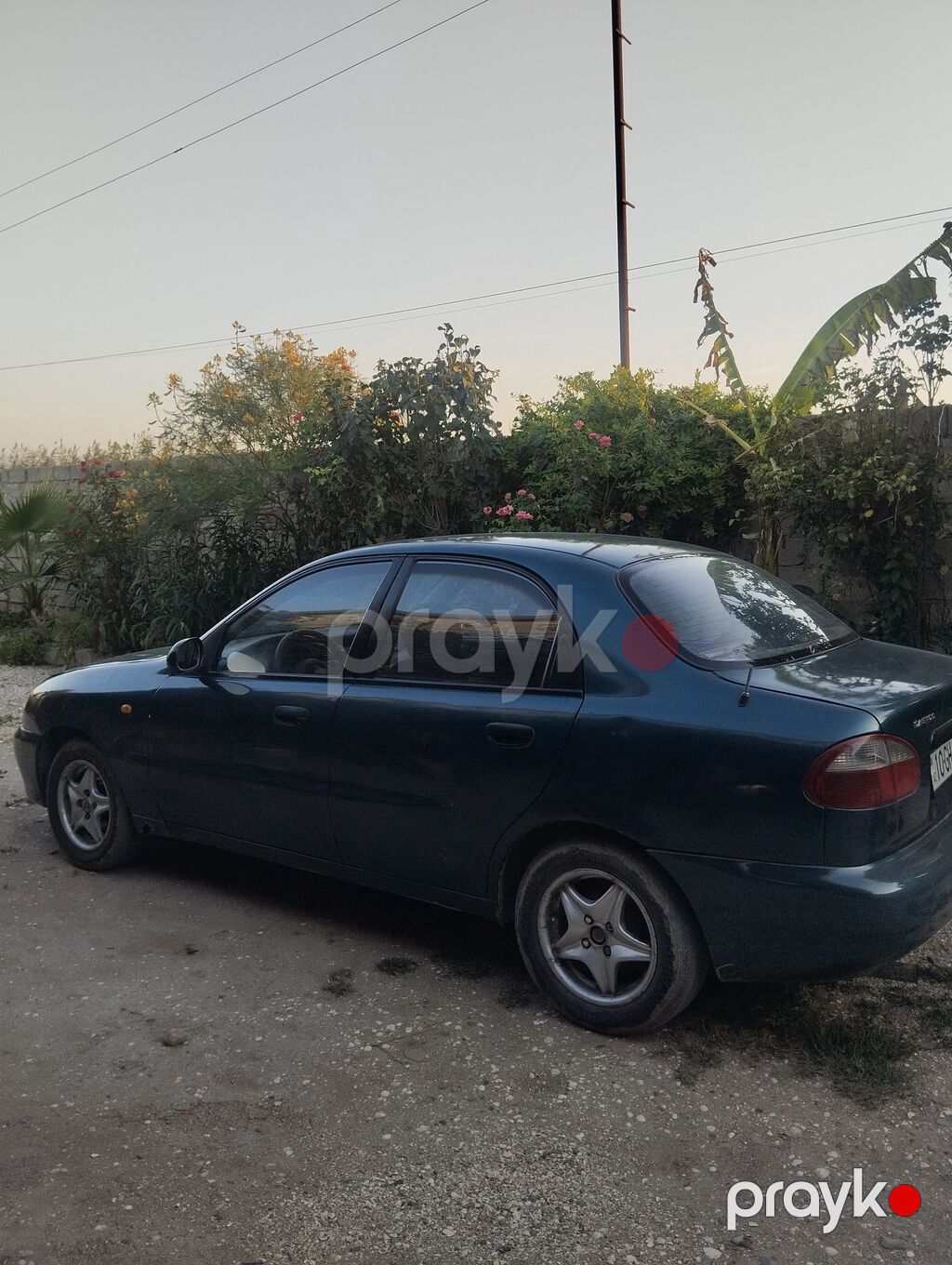 Daewoo Lanos sedan - Kuzov: 4 qapılı sedan, tünd yaşıl rəng — Avtomobillər, Salyan (3)