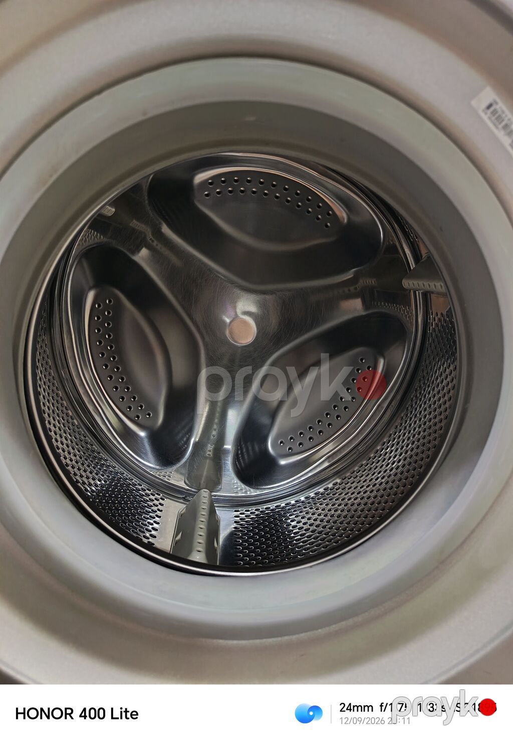 Paltaryuyan maşın Indesit, 7 kq, İşlənmiş, Avtomat, Qurutmasız, Kredit yoxdur, Ünvandan götürmə — Çamaşır maşınları, Neftçala (3)