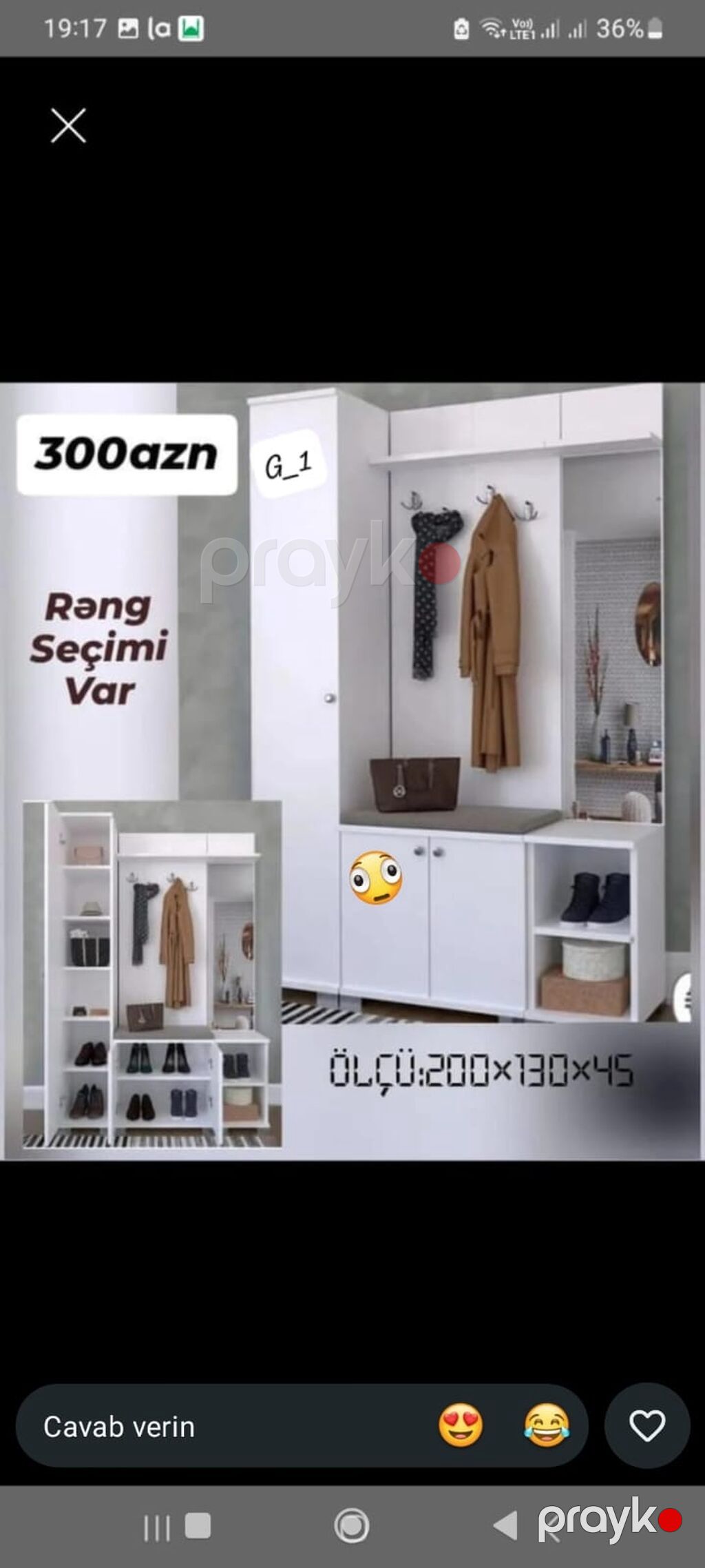 Mebel dəstləri – dəhliz və yataq otağı üçün şkaf/aski dolabları 1) — Şkaflar, Bakı (2)