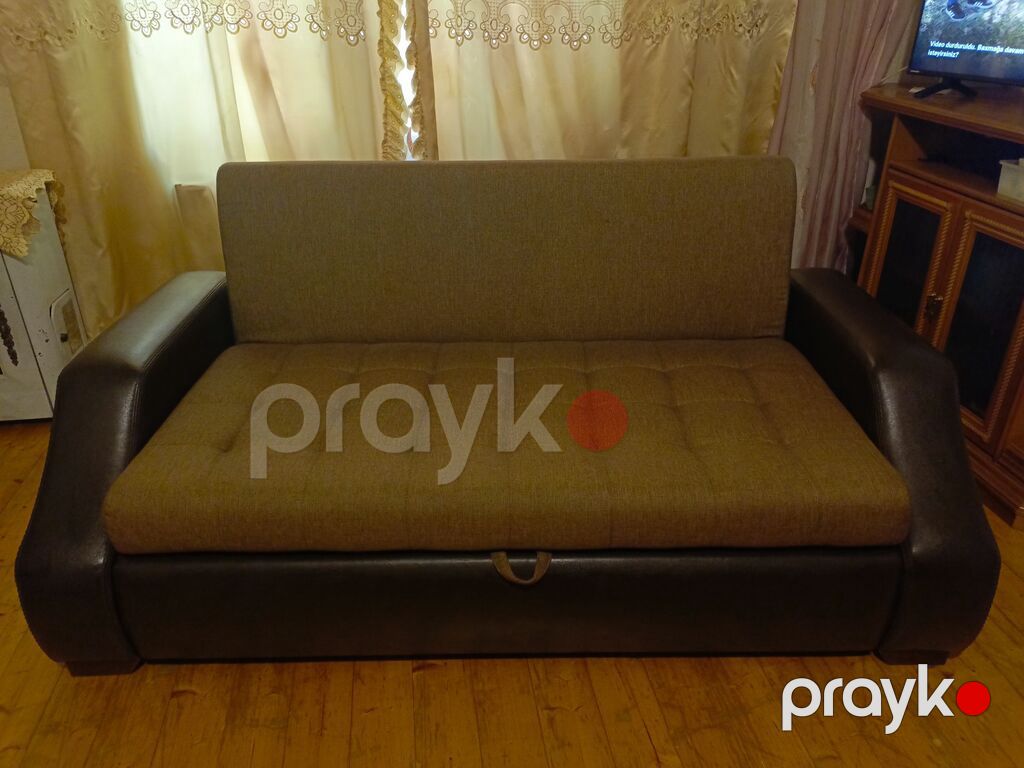 İşlənmiş, Divan-kravat, Divan, Bazalı, Açılan — Yumşaq mobilya dəstləri, Bakı (3)