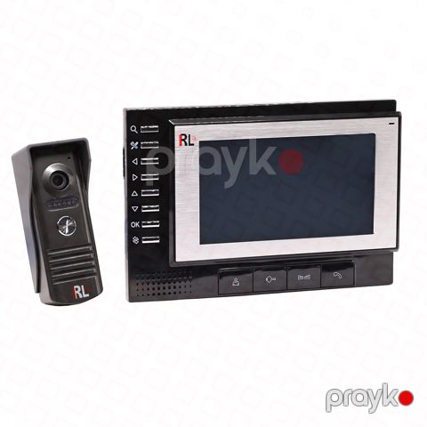 Domofon 16GB video fon qara RL-SD7F-P — Bakı