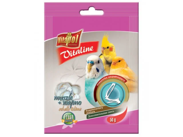 Quşlar üçün Vitapol qabıqları və kalsium, 50 q — Bakı